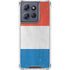Netherlands Flag Distressed Moto G Stylus 5G (2025) Clear Case